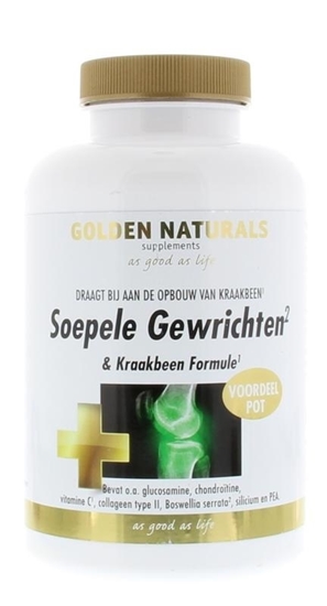 GOLDEN NATURALS SOEPELE GEWRICHTKRAAKBEEN FORMULE 180 TABL